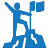 Vision empowered success logo